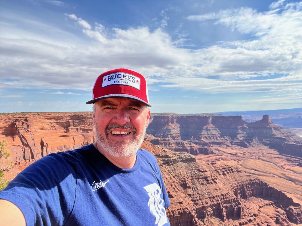 Dead Horse Point is a great location for a selfie.