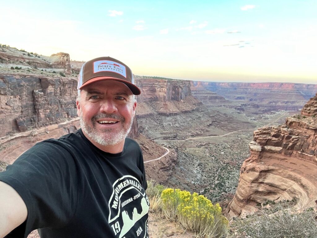 The Shafer trail viewpoint in Canyonlands National Park.