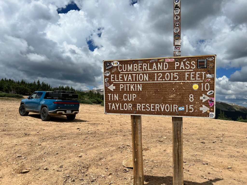 Cumberland Pass on the Colorado BDR.