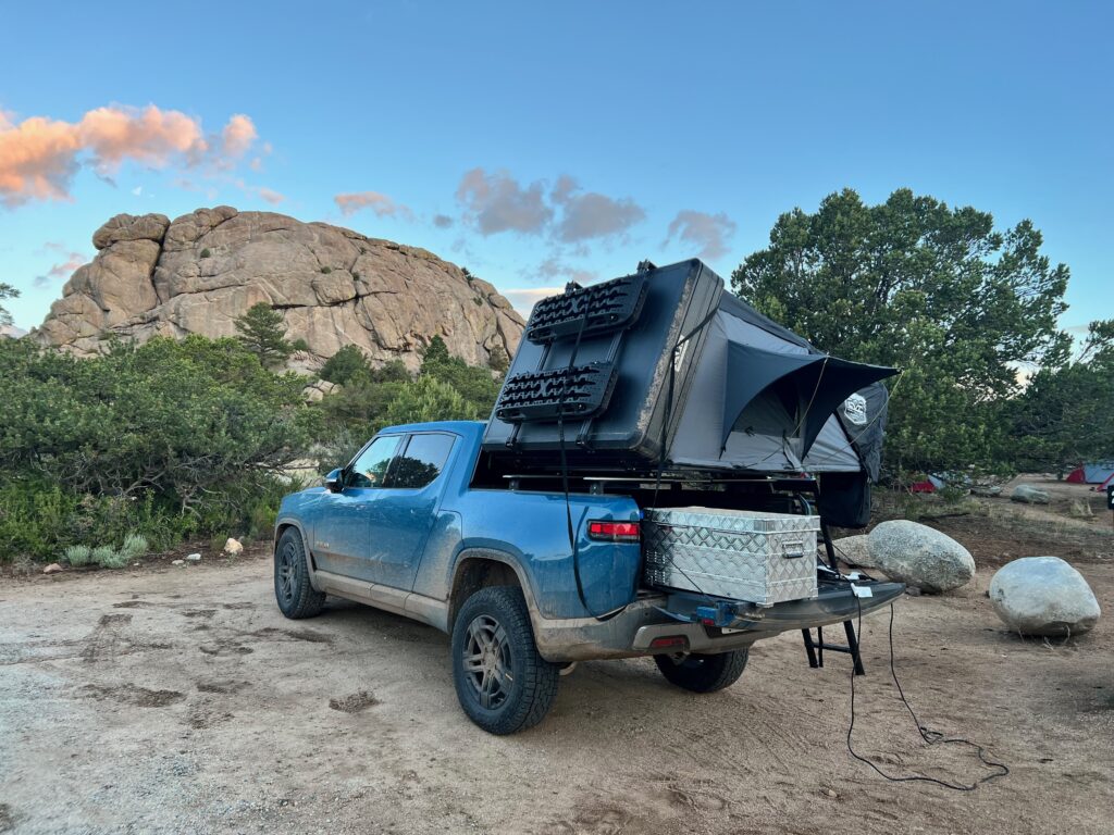 Free BLM campsite Buena Vista, Colorado.