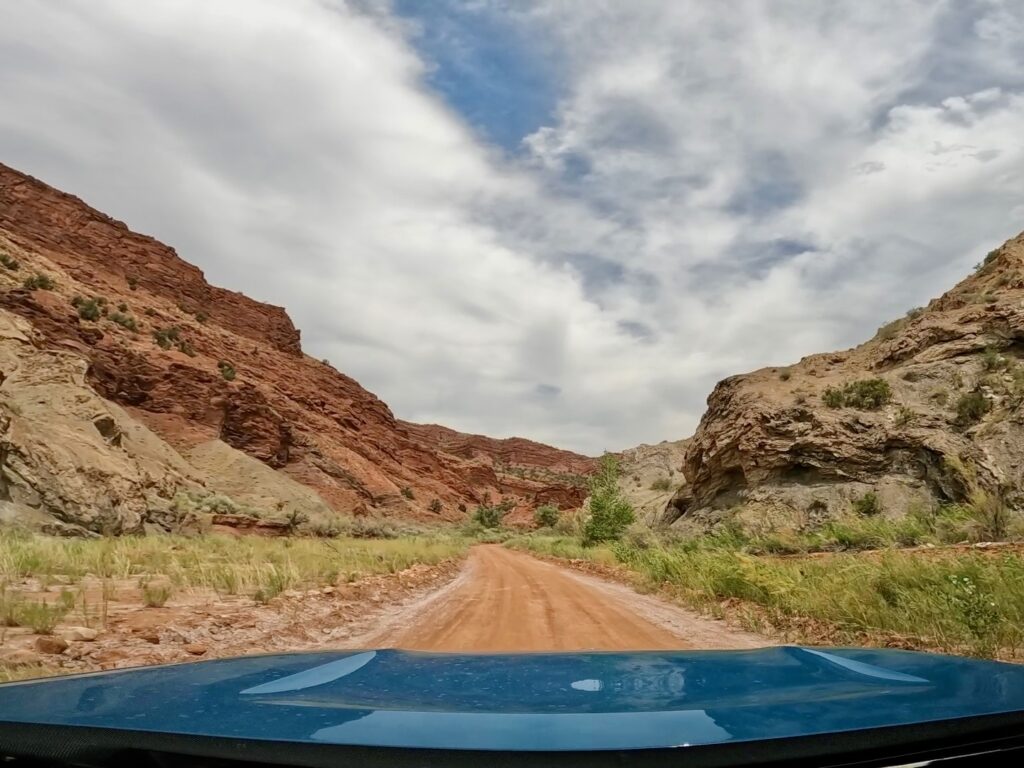 Scenic canyon views on Onion Creek Trail.