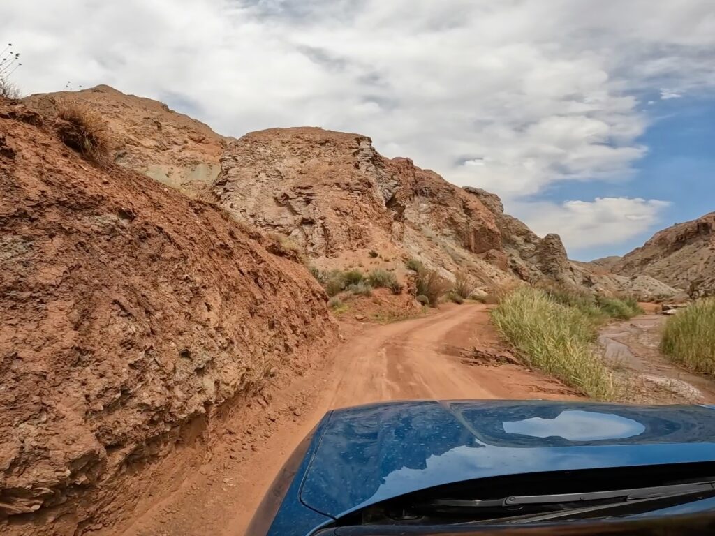 Narrow stretch of the Onion Creek Trail