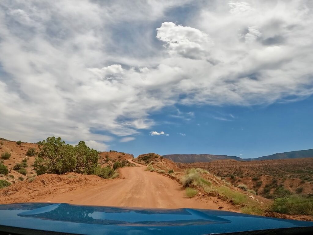 Scenic view from Onion Creek Trail in Moab